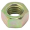 Zoro Select Hex Nut, 3/8"-16, Steel, Grade 8, Zinc Yellow, 21/64 in Ht, 100 PK U04122.037.0001 - alternate 1