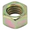 Zoro Select Hex Nut, 3/8"-16, Steel, Grade 8, Zinc Yellow, 21/64 in Ht, 100 PK U04122.037.0001 - alternate 3