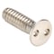 Tamper-Pruf Screws #6-32 x 1/2 in Spanner Flat Tamper Resistant Screw, Plain Finish, 18-8 Stainless Steel, 50 PK 121710 - alternate 1