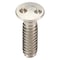 Tamper-Pruf Screws #6-32 x 1/2 in Spanner Flat Tamper Resistant Screw, Plain Finish, 18-8 Stainless Steel, 50 PK 121710 - alternate 4