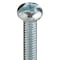 Zoro Select #6-32 x 2 in Combination Phillips/Slotted Round Machine Screw, Zinc Plated Steel, 100 PK U24212.013.0200 - alternate 3