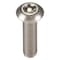 Tamper-Pruf Screws #10-32 x 3/4 in Torx Button Tamper Resistant Screw, Plain Finish, 18-8 Stainless Steel, 25 PK 91190 - alternate 2