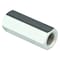 Zoro Select Coupling Nut, 9/16"-18, Steel, Grade 2, Zinc Plated, 2-1/8 in Lg, 13/16 in Hex Wd, 5 PK 250383BG - alternate 1