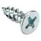 Zoro Select Wood Screw, No. 8, 1/2 in, Zinc Plated Steel Flat Head Phillips Drive, 100 PK U25120.016.0050 - alternate 1