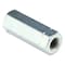 Zoro Select Coupling Nut, 3/8"-16, Steel, Grade 5, Zinc Plated, 1-3/4 in Lg, 5/8 in Hex Wd, 5 PK 250182BG - alternate 1