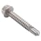 Zoro Select Self-Drilling Screw, 1/4" x 1-1/2 in, Plain 410 Stainless Steel Flange Hex Head External Hex Drive U31860.025.0150 - alternate 1
