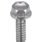 Zoro Select Self-Drilling Screw, 1/4" x 1-1/2 in, Plain 410 Stainless Steel Flange Hex Head External Hex Drive U31860.025.0150 - alternate 3