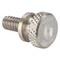 Zoro Select Thumb Screw, #10-24 Thread Size, Round, Plain 18-8 Stainless Steel, 5/32 in Head Ht, 3/8 in Lg WFTSSS10 - alternate 1