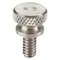 Zoro Select Thumb Screw, #10-24 Thread Size, Round, Plain 18-8 Stainless Steel, 5/32 in Head Ht, 3/8 in Lg WFTSSS10 - alternate 2
