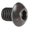 Zoro Select M8-1.25 Socket Head Cap Screw, Button, Black Oxide Steel, 10 mm Length, 100 PK M07150.080.0010 - alternate 1