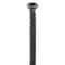 Zoro Select Wood Screw, No. 6, 2-1/4 in, Black Phosphate Steel Trim Head Square Drive, 181 PK DQTI0-60225-181P - alternate 4