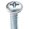 Zoro Select Sheet Metal Screw, No. 8 x 1 in, Zinc Plated Steel Pan Head Phillips Drive, 100 PK U26660.016.0100 - alternate 4