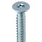 Tamper-Pruf Screws Tamper Resistant Screw, 2 in, Zinc Plated Finish, Steel, Flat Head Torx Drive, 50 PK 490635 - alternate 5