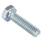 Zoro Select Grade 5, 1/4"-20 Hex Head Cap Screw, Zinc Plated Steel, 1 in L, 100 PK U01200.025.0100 - alternate 1