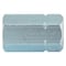 Zoro Select Coupling Nut, 1/4"-20, Steel, Grade 5, Zinc Plated, 7/8 in Lg, 1/2 in Hex Wd, 5 PK 250180BG - alternate 2
