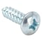 Zoro Select Sheet Metal Screw, No. 8 x 1/2 in, Zinc Plated Steel Pan Head Phillips Drive, 100 PK U26660.016.0050 - alternate 1