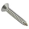 Tamper-Pruf Screws Tamper Resistant Screw, 1-1/4 in, Plain Finish, 18-8 Stainless Steel, Flat Head Spanner Drive 122301 - alternate 3