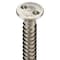 Tamper-Pruf Screws Tamper Resistant Screw, 1-1/2 in, Plain Finish, 18-8 Stainless Steel, Flat Head Spanner Drive 122302 - alternate 2
