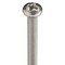 Zoro Select No 8-32 x 2-1/4 in Phillips Pan Machine Screw, Plain 18-8 Stainless Steel, 100 PK U51122.016.0225 - alternate 2