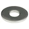 Zoro Select Flat Washer, For Screw Size M8 , Stainless Steel Plain Finish, 50 PK M51530.080.0001 - alternate 1