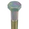 Zoro Select Grade 8, 5/8"-18 Hex Head Cap Screw, Zinc Yellow Steel, 2-3/4 in L, 5 PK U04360.062.0275 - alternate 2