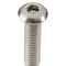 Zoro Select 1/4"-20 Socket Head Cap Screw, Button, Plain 18-8 Stainless Steel, 1 in Length, 100 PK U51030.025.0100 - alternate 3