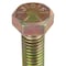 Zoro Select Grade 8, 3/8"-16 Hex Head Cap Screw, Zinc Yellow Steel, 1 in L, 50 PK U04104.037.0100 - alternate 4