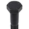 Zoro Select Grade 5, 1/2"-13 Hex Head Cap Screw, Black Oxide Steel, 2-1/2 in L, 10 PK U01000.050.0250 - alternate 3