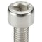 Zoro Select M5-0.80 Socket Head Cap Screw, Socket, Plain 18-8 Stainless Steel, 10 mm Length, 50 PK M51050.050.0010 - alternate 2