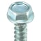 Zoro Select Self-Drilling Screw, #8 x 3/4 in, Zinc Plated Steel Flange Hex Head External Hex Drive, 200 PK U31810.016.0075 - alternate 3