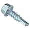 Zoro Select Self-Drilling Screw, #12 x 3/4 in, Zinc Plated Steel Flange Hex Head External Hex Drive, 100 PK U31810.021.0075 - alternate 1