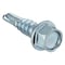 Zoro Select Self-Drilling Screw, #12 x 3/4 in, Zinc Plated Steel Flange Hex Head External Hex Drive, 100 PK U31810.021.0075 - alternate 3