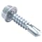 Zoro Select Self-Drilling Screw, 1/4" x 1 in, Zinc Plated Steel Flange Hex Head External Hex Drive, 100 PK U31810.025.0100 - alternate 1