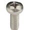 Zoro Select 1/4-20 x 3/4" Pan Head Phillips Machine Screw, 50 pk. U51122.025.0075 - alternate 2