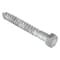 Zoro Select Lag Screw, 3/8 in, 3 in, Steel, Hot Dipped Galvanized Hex External Hex Drive, 50 PK U08450.037.0300 - alternate 5