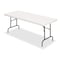 Iceberg IndestrucTable Commercial Folding Table, Platinum Granite Top, 30 in W x 96 in L x 29 in H 65533 - alternate 1