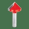 Freud V Grooving Bit, 90deg, 1-1/2" dia. 20-116 - alternate 1