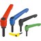 Kipp Adjustable handle, plastic, black, 3/8-16x25mm steel thread K0269.2A41X25