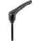 Kipp Adjustable Handle, Modern Design, Sz. 4, M10X80, Die Cast Zinc Black Satin, Comp: Steel K0122.4101X80 - alternate 1