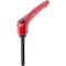 Kipp Adjustable Handle, Modern Design, Sz. 4, M10X80, Die Cast Zinc Red RAL 3003, Comp: Steel K0122.41027X80 - alternate 1