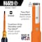 Klein Tools Screwdriver Set, 1000V Insulated Slotted and Phillips, 9-Piece 33528 - alternate 5