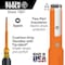 Klein Tools Insulated Square Screwdriver #1 Round 661-4-INS - alternate 3