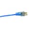 Southwire SJTW Extension Cord, 14 AWG, Outdoor, 14/3, 1 Outlets, 5-15R, Blue, PVC, 5-15P, 25 ft 2467SW8806 - alternate 4