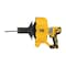 Dewalt Heat Gun, Battery Powered, 20V DC, Dual Temp. Setting, Pistol Handle, Includes Brushless Drain Snake DCE530B/DCD200B - alternate 2