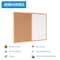 Mastervision MasterVision Maya Series Combo Whiteboard/Cork Board, Wall Mount, 36"x48", Wood Frame MX141212319 - alternate 3