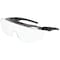 Mcr Safety Klondike (OTG), Safety Glasses, Dual Coated MAX3/MAX6, Clear Lens, Black/Lime Frame, Half Frame OG220DC - alternate 1