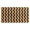 Rubber-Cal "Modern Lattice" - Contemporary Coir Mats - 18" x 30" 10-102-031 - alternate 1