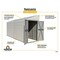 Arrow Storage Products Shed, Eggshell, Assembled YS410-A - alternate 7