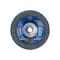 Pferd 5" x 5/8-11 Thd. POLIFAN Flap Disc - Z SGP CURVE STEELOX, Zirconia, 40 Grit, Large Radius 67363 - alternate 2