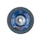Pferd 5" x 5/8-11 Thd. POLIFAN Flap Disc - Z SGP CURVE STEELOX, Zirconia, 40 Grit, Medium Radius 67216 - alternate 2